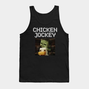 chicken jockey minecraft Tank Top